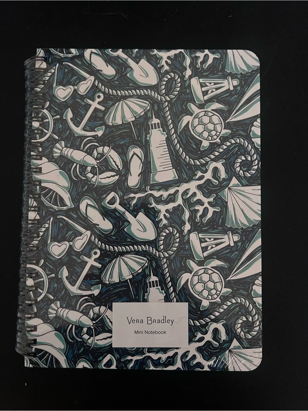 Vera Bradley Shore enough mini notebook